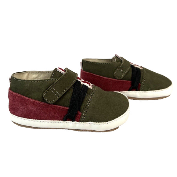 Robeez Other - Robeez First Kicks Premium Leather Baby Shoes 12-18 Months Fk Anthony Green